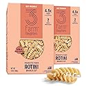 Three Farm Daughters High Fiber Pasta Rotini Pack, Low GI, Non GMO Rotini Pasta Noodles, Low Net Carb, Made in the USA, 12 oz. (2 Pack)