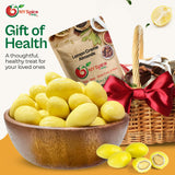 NY Spice Shop Lemon Creme Chocolate Covered Almonds - 1 Pound Candied Creamy Crunchy Flavored Almonds Bulk For Birthday Parties, Bridal Shower