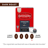 Community Coffee Signature Blend, Dark Roast Coffee Pods, Compatible with Keurig 2.0 K-Cup Brewers, 36 Count (Pack of 1)
