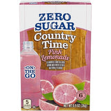 Country Time Sugar-Free Pink Lemonade Drink Mix (6 On-the-Go Packets)