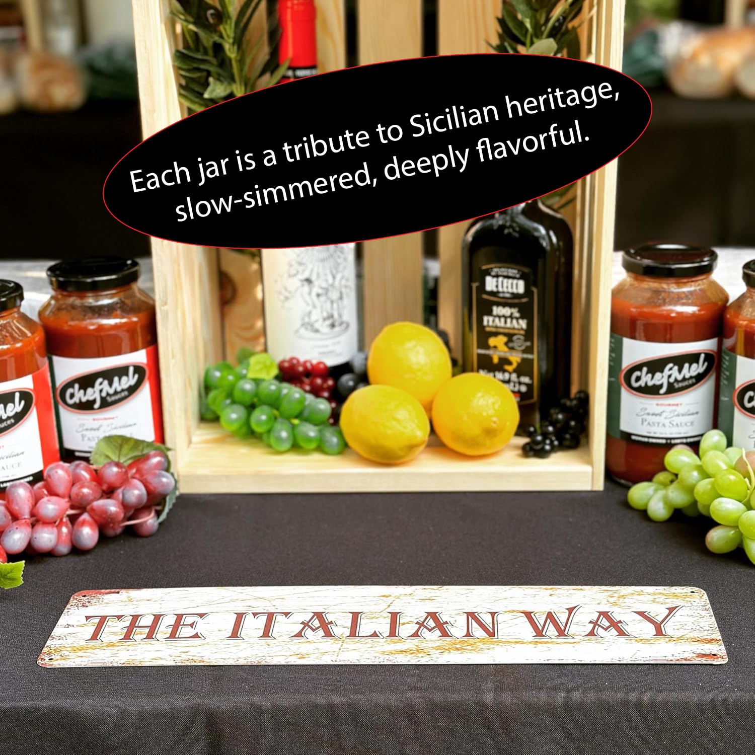 ChefMel’s Pasta Sauce Sampler - Sweet Sicilian, Spicy, Zesty Three Cheese, & Vodka Sauce - Handcrafted Italian Recipe, Small Batch, Gluten-Free