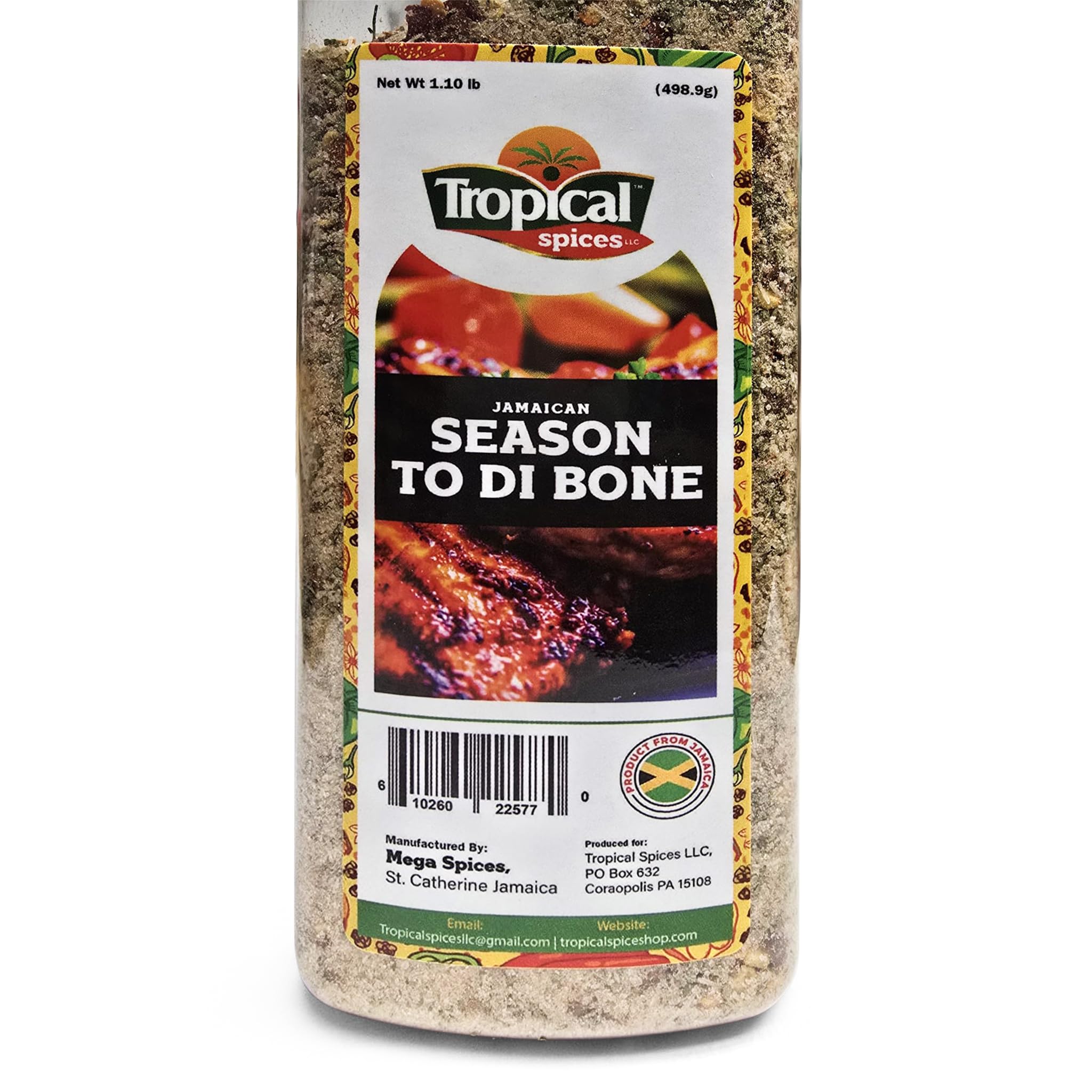 Tropical Spices Season to di Bone Complete Seasoning (26 oz)- Freshly Ground Powder Made from Finest Natural Ingredients, All Purpose Seasoning