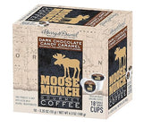 Harry & David Moose Munch Coffee in Single Serve Cups 18ct (Dark Chocolate Candy Caramel)