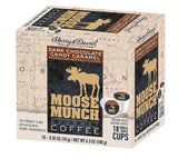Harry & David Moose Munch Coffee in Single Serve Cups 18ct (Dark Chocolate Candy Caramel)