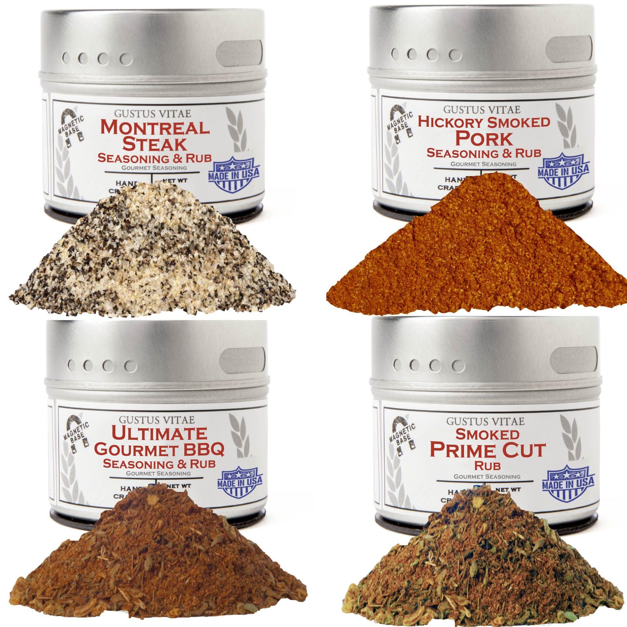 Gustus Vitae | BBQ Pit Master Collection | All Natural Gourmet Seasonings