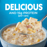 Progresso Rich and Hearty Chicken Corn Chowder Canned Soup, Flavored with Bacon, Gluten Free, 18.5 oz