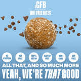 The Gluten Free Brothers Chocolate Chip Cookie Dough Nut Free Bites - Allergen Friendly, Gluten Free, Soy Free Protein Balls - Plant Based Vegan