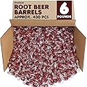 Dooboe Root Beer Barrels Hard Candy - 6 Pounds - Individually Wrapped - Old Fashion Classic Nostalgic Candies