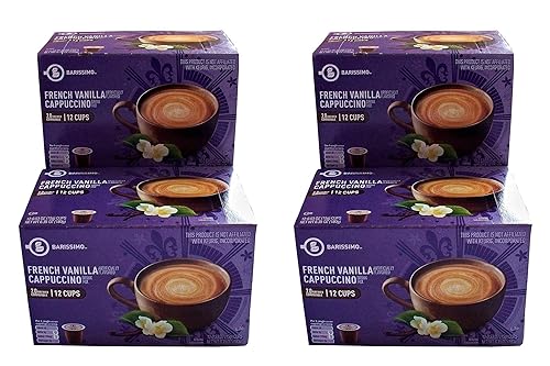 Barissimo French Vanilla Cappuccino Coffee Cocoa Pods 2 Pack K-Cup Compatible Pack of 2
