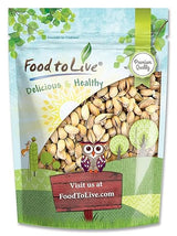 Food to Live Pistachios, Roasted and Salted, 1.5 Pounds - California Dry Roasted Pistachios with Sea Salt, In Shell, Kosher, Vegan Superfood, Bulk