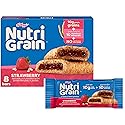 Nutri-Grain Breakfast Bars, Made with 10g Whole Grains, Snack Bars, Strawberry, 10.4oz Box (8 Count)