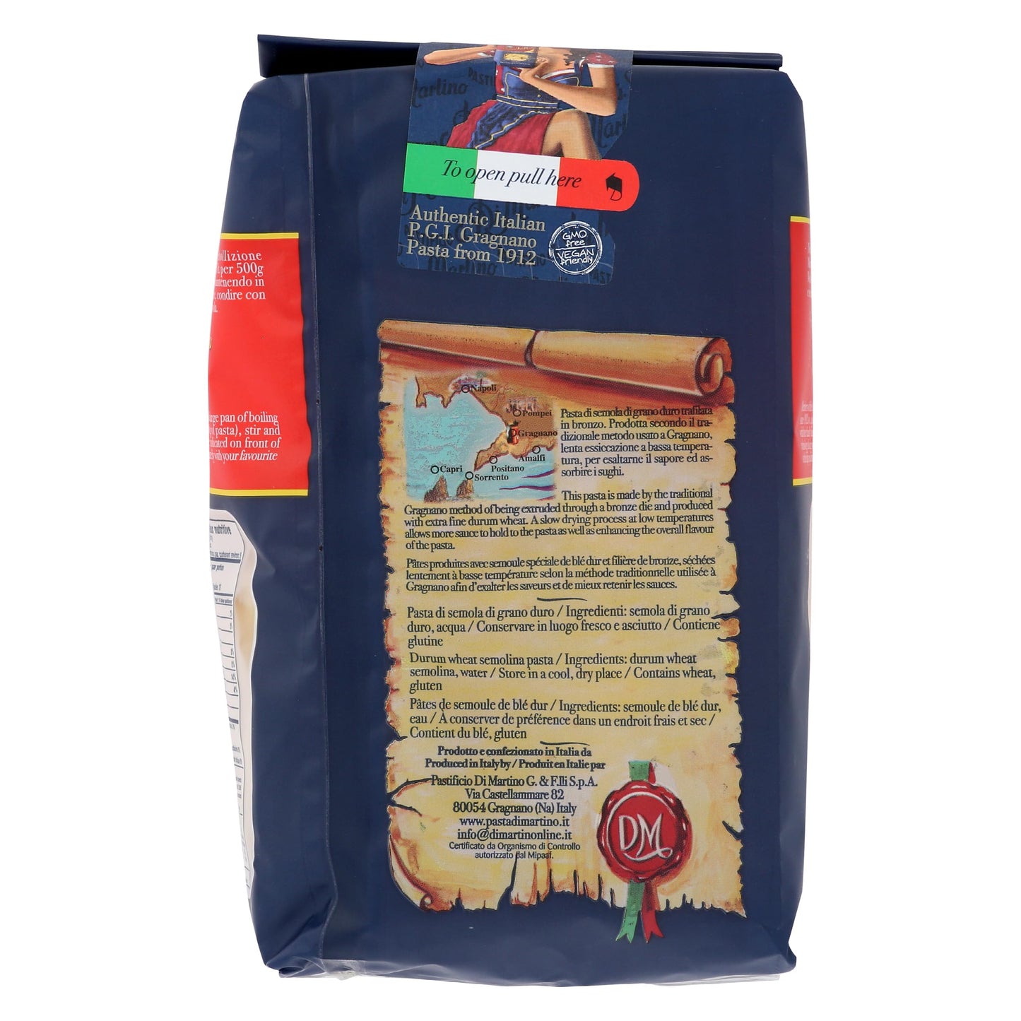 Di Martino, Pasta Rigatoni, 16 Ounce