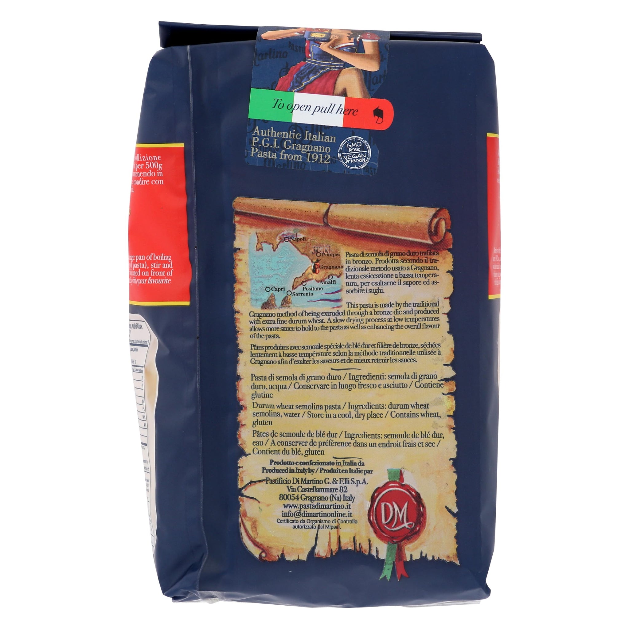 Di Martino, Pasta Rigatoni, 16 Ounce