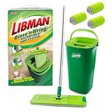 Libman Rinse 'n Wring Mop and Bucket System | Microfiber Floor Mop | Hardwood Floor Cleaner | Wet & Dry Mop | Clean & Dirty Water Chambers | Power