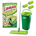 Libman Rinse 'n Wring Mop and Bucket System | Microfiber Floor Mop | Hardwood Floor Cleaner | Wet & Dry Mop | Clean & Dirty Water Chambers | Power