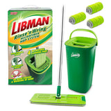 Libman Rinse 'n Wring Mop and Bucket System | Microfiber Floor Mop | Hardwood Floor Cleaner | Wet & Dry Mop | Clean & Dirty Water Chambers | Power
