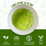 Japanese Green Tea Co. Kagoshima Matcha Powder (30 g) - Japanese Ceremonial Grade Matcha Powder - Smooth Green Tea for Easy Brewing - Subtle Sweetness