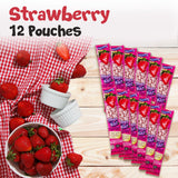 Mega Bitz Fruit Nuggets Strawberry Candy Bulk Pack for Kids - Naturally Flavored Individually Wrapped Strawberry Flavor for on the go Snacking, Movie