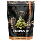 5Senses Green Malabar Cardamom Pods | Whole Green Cardamom Pods | Cardamomo | Single Origin Indian Cardamom Spice | Aromatic Elaichi Pods for Chai