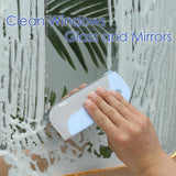 3 Pack Small Squeegees, Mini Squeegee for Windows, Mirrors, Bathroom Glass Shower Mirrors and Counter, Kitchen Countertops and Sink. Dish Scraper