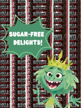 Sugar Free Chocolate - SPECIAL DARK Zero Sugar Chocolate Candy Bite Size Bars - 2 LB Bag (32 oz) - Individually Wrapped Chocolate - With Queen Jax