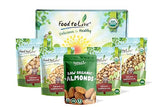 Food to Live Organic Brooklyn Nuts Gift Box - Make your day with our Roasted Blanched Hazelnuts, Roasted and Salted Pistachios, Raw Cashews, Almonds