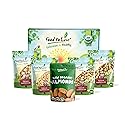 Food to Live Organic Brooklyn Nuts Gift Box - Make your day with our Roasted Blanched Hazelnuts, Roasted and Salted Pistachios, Raw Cashews, Almonds