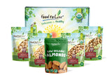Food to Live Organic Brooklyn Nuts Gift Box - Make your day with our Roasted Blanched Hazelnuts, Roasted and Salted Pistachios, Raw Cashews, Almonds