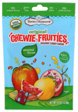 Torie & Howard Chewie Fruities Organic Candy Assorted Flavors, 4 Ounce Bag
