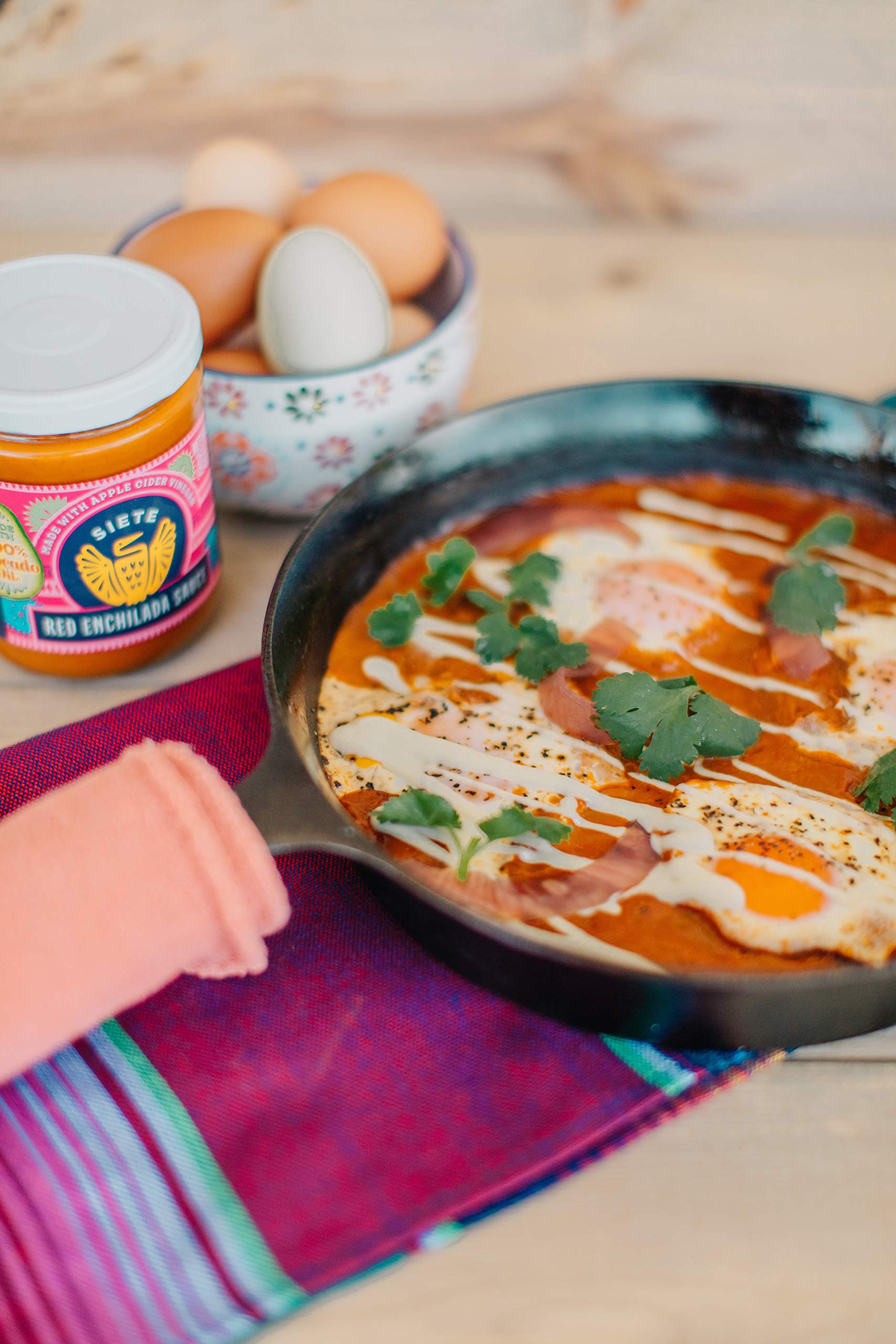 Siete Sauce Enchilada Red 15 OZ