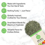 Zestify Big Dill - Dill & Chive Dip Mix | No Articial Ingredients, Anti-Caking Agents or Fillers | Just Add Sour Cream or Greek Yogurt (4x 0.7 oz