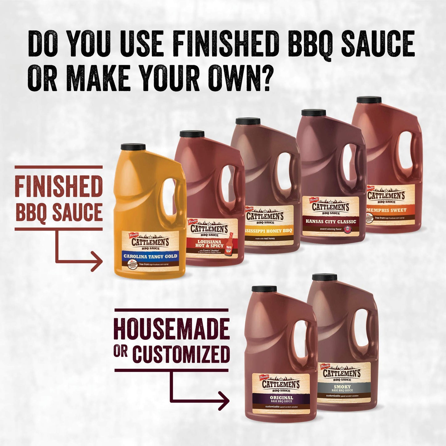 Cattlemen's Kentucky Bourbon BBQ Sauce, 1 gal - One Gallon Jug of Kentucky Bourbon Barbecue Sauce to Flavor Ribs, Chicken, Pork, Steak and More