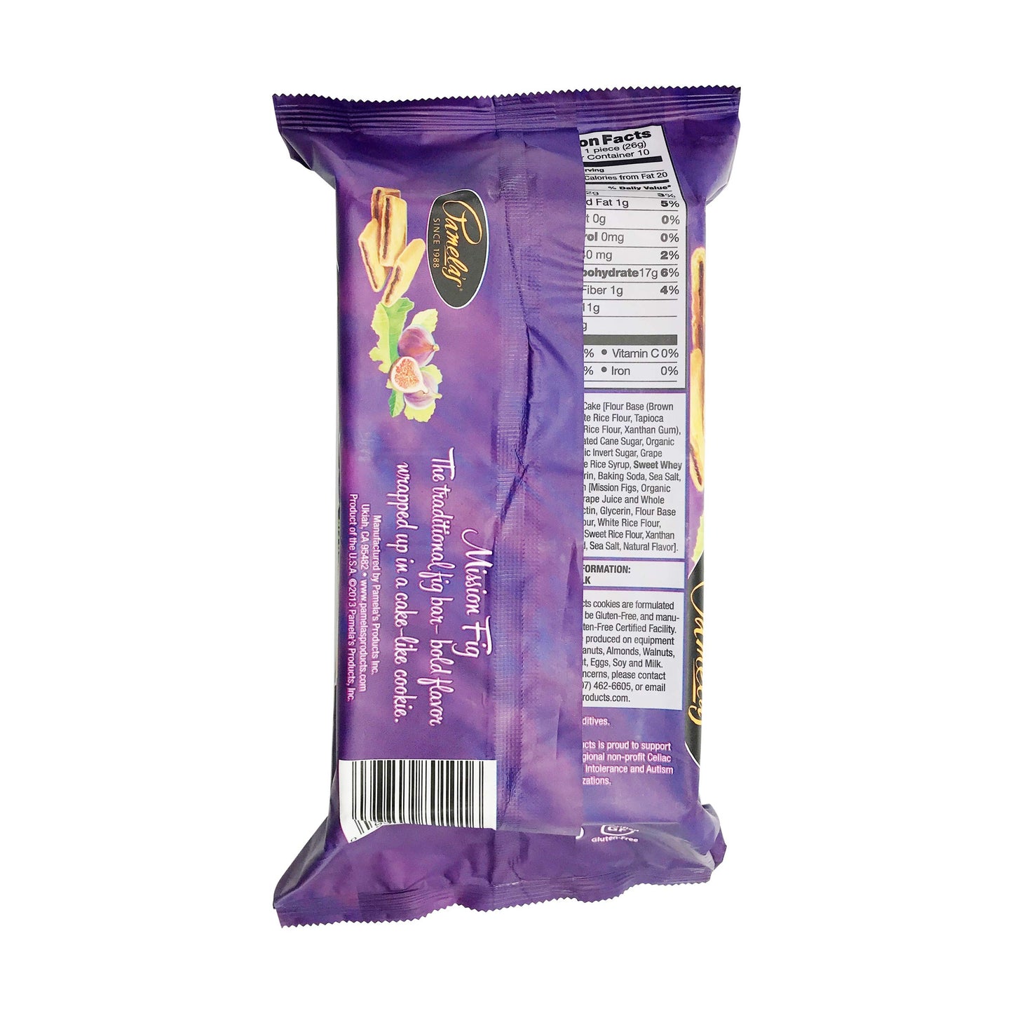 Pamela's Products Figgie and Jammie Cookies, Mission Fig, 9 Ounce
