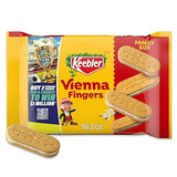Keebler Vienna Fingers, Sandwich Cookies with Crème Filling, Family Size 16.3 oz