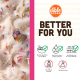 Dible Dough Edible Cookie Dough Bars, All Natural Ingredients, Low Calorie Healthy Snacks - 180 Calories per Serving, Non-refrigerated Snack Bars