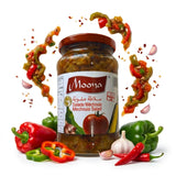 Salade Mechouia Moona Tunisian Zhoug-Style Spicy Kick 3x 350g - Authentic smoky Grilled Vegetable Salad Dip Roasted Pepper, Garlic & Tomato