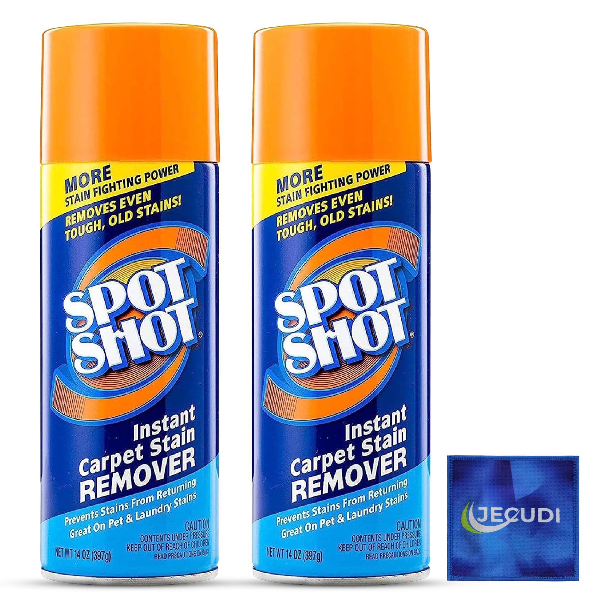 Spot Shot Instant Carpet Stain Remover Aerosol 14 oz - Fast Spray-and-Blot Carpet Cleaner for Old & New Stains, Helps Remove Pet Odors, Coffee, Wine