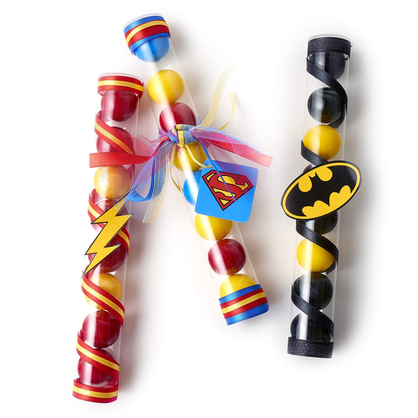 GUMBALL TUBES - 8in x 1in (24)