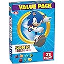 Sonic The Hedgehog Fruit Flavored Snacks, Treat Pouches, Gluten Free Snack, Value Pack, 22 Ct, 17.6 oz