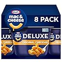 Kraft Deluxe Mac and Cheese, 8 Cups, for Easy Dinner or Dinner Sides, Original Flavor, No Artificial Flavors or Dyes, 2.39 oz
