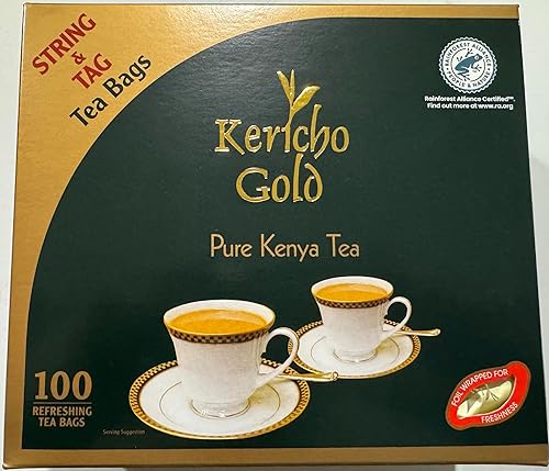Kericho Gold Pure Kenya Tea string foil wrapped