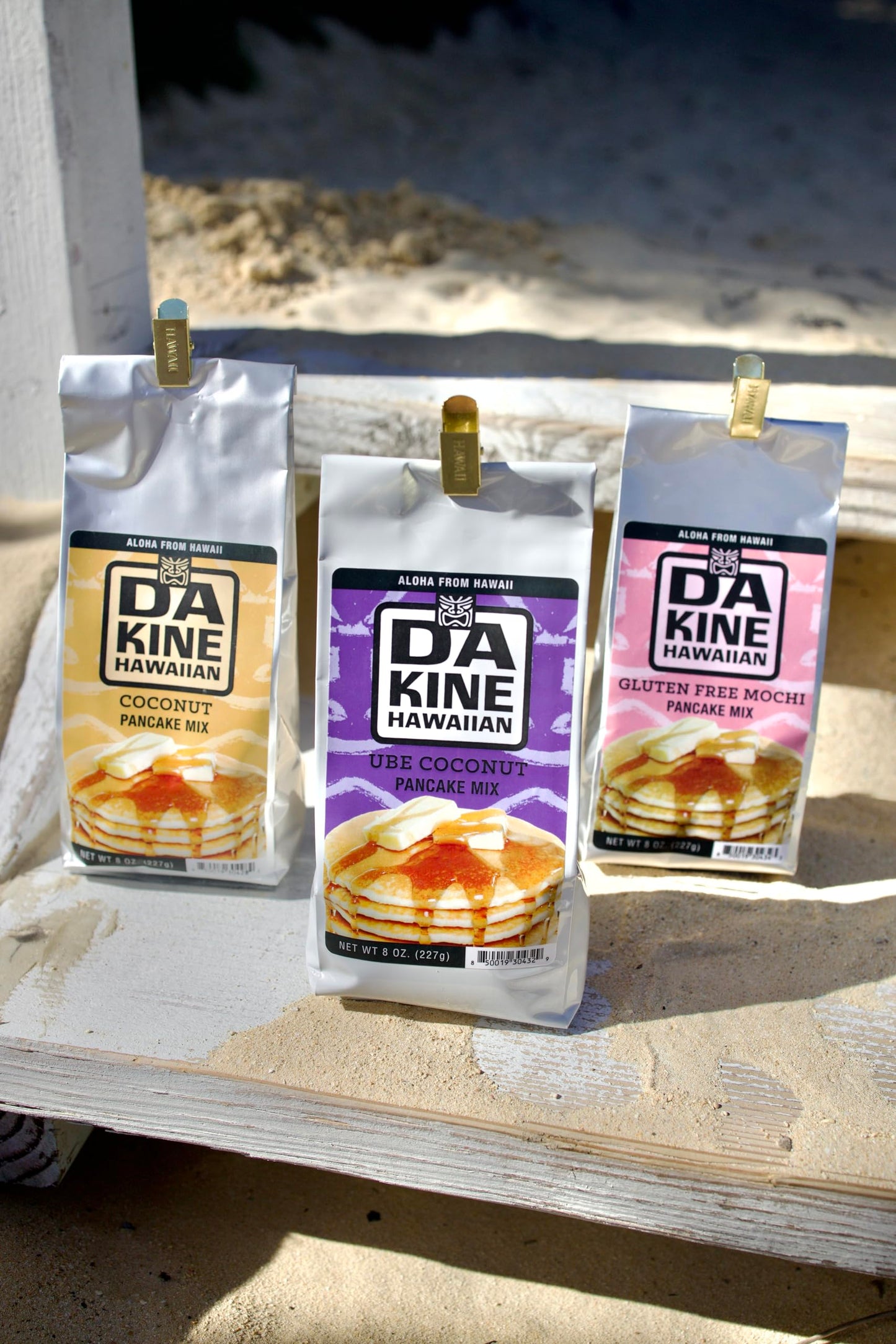 Da Kine Hawaiian Pancake Mix, Instant Pancake Mix Just Add Water, Pancake and Waffle Mix, Tropical Pancake Mix, Breakfast Pancake, Waffle & Baking Mixes - 8 oz (Coconut)