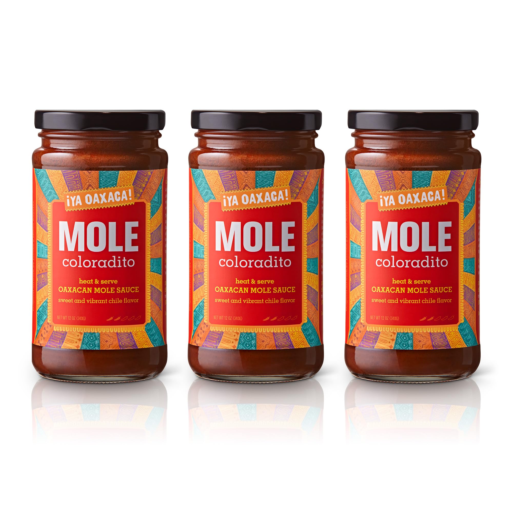 Ya Oaxaca - Mole Sauce - Coloradito - Mild Spice - Blend of Smoked & Dried Chiles, Spices, & House Made Chocolate - Vegan, Gluten Free - Great on