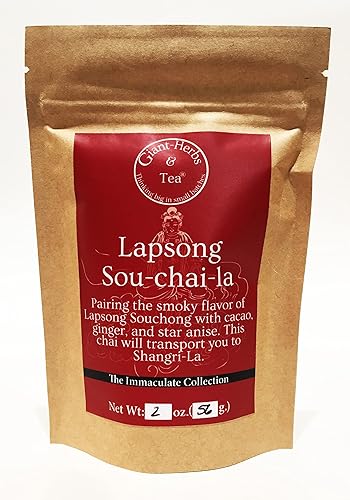 Giant-Herbs & Tea Lapsang-Sou-Chai-La (Lapsang Souchong, Cacao and Ginger) Chai