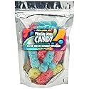 Freeze Dried Candy Sour Gummy Worms Variety Pack - Crunchy Candy Snack - Space Theme Party Favor Gift Idea,1oz