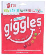YUMEARTH Organic Giggles, 0.5 Ounce (Pack of 5)