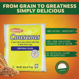 Osem Israeli Pearl Couscous - Wheat Couscous Pearls, Cous Cous Bulk, Pearled Mediterranean Pasta Alternative, Original Plain, Kosher Parve - 10 lb bag