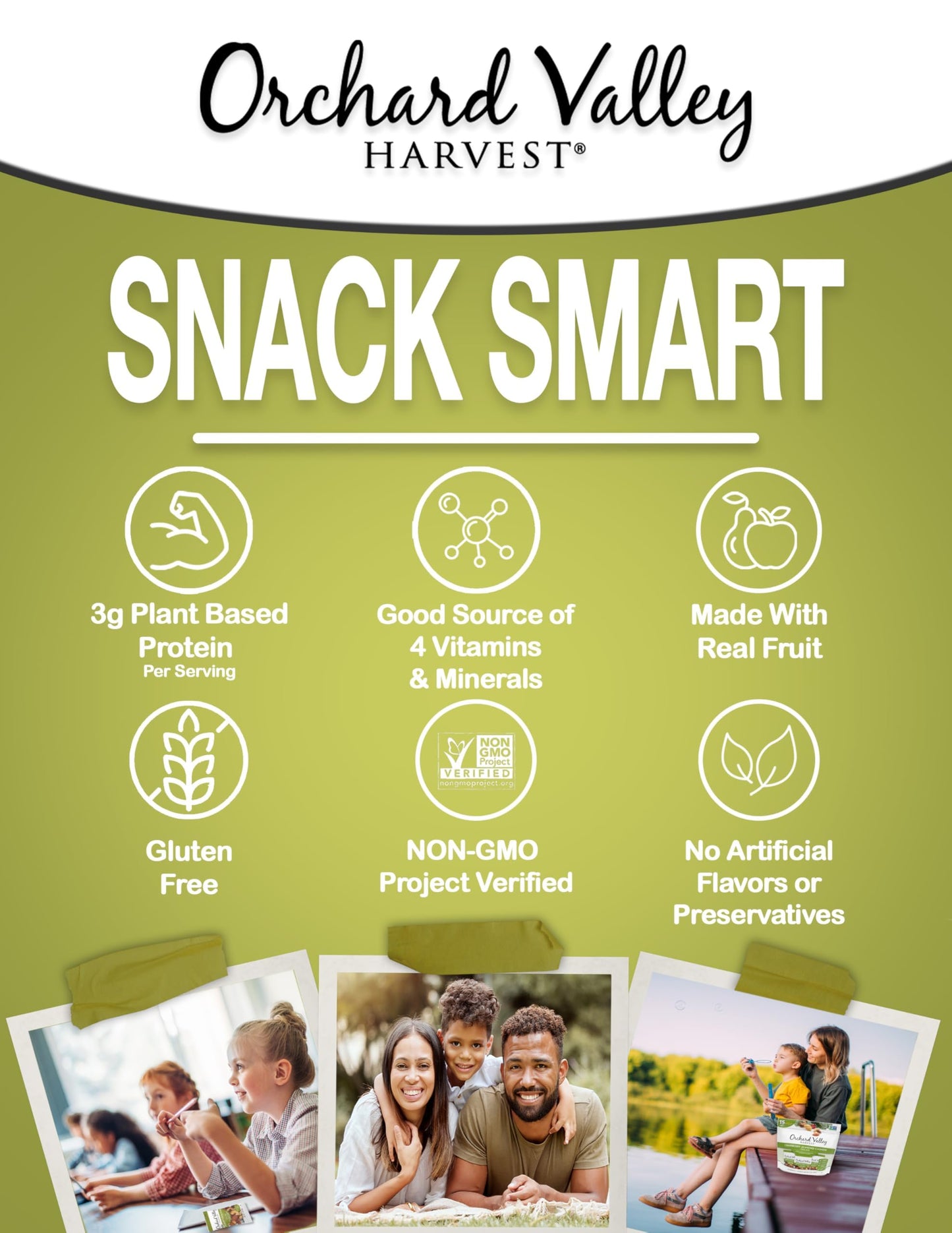 Orchard Valley Harvest Cranberry Almond Cashew Trail Mix, 1 Ounce (Pack of 15), Cranberries, Almonds, Cashews, Trail Mix Individual Packs, Snacks