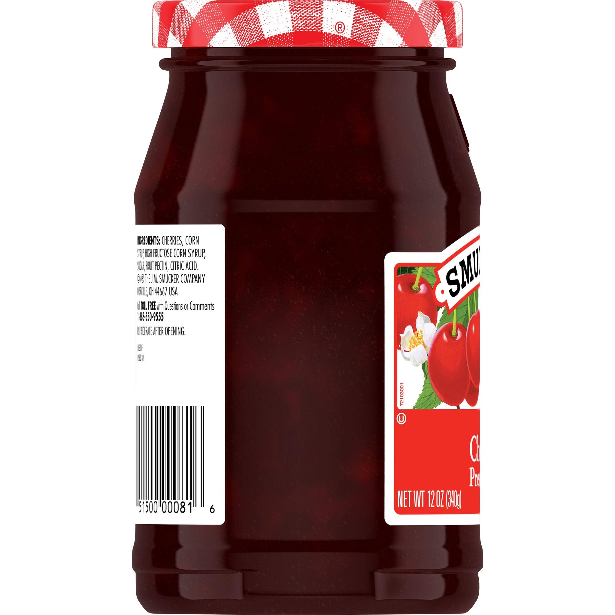 Smucker's Cherry Preserves, 12 Ounce