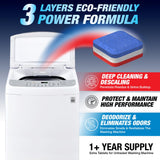 Washing Machine Cleaner Tablets 28 Pack for HE Top Load - Eco Friendly Washer Machine Cleaning Tablets - 3 Layers Septic Safe Wash Machine Full